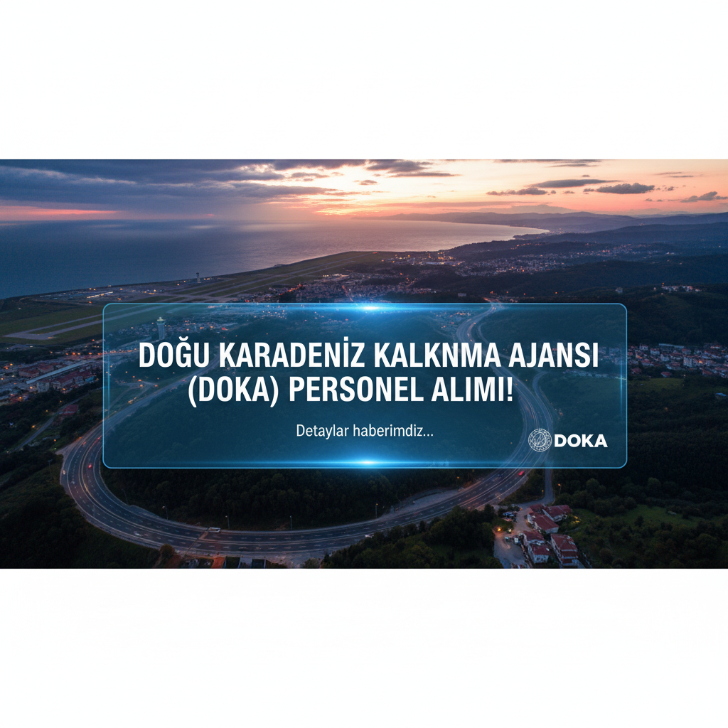 DOKA’dan Doğu Karadeniz’e Katkı Sağlayacak Yeni Personel Alımı!