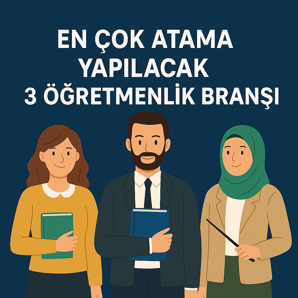 EN ÇOK ATAMA YAPILACAK 3 BRANŞ