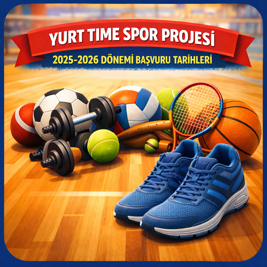 YURT TİME SPOR PROJESİ BAŞVURU TARİHLERİ