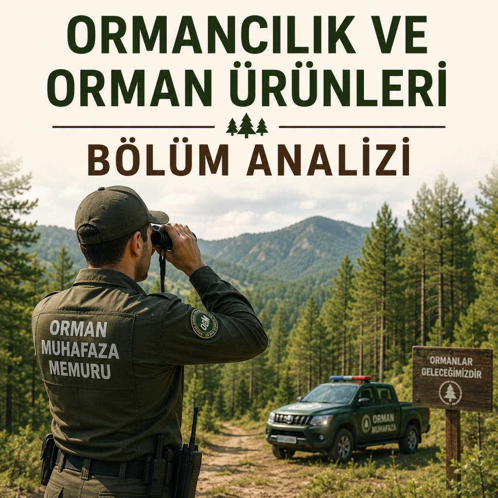 ORMANCILIK VE ORMAN ÜRÜNLERİ (ORMAN MUHAFAZA MEMURU)  (ÖN LİSANS) BÖLÜM ANALİZİ (MESLEK ANALİZLERİ -120)